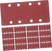 100pcs Sandpaper Assortment Rectangle Square Flocked Sandpapers for Grinder Drill Buffing Pad Car Polishing Pad Industrial Use Enhance Your Sanding Experience