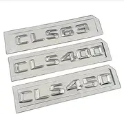 SCPCKZETZN 3D Car Rear Trunk Badge Sticker Logo CLS63 CLS260 CLS400 CLS450 4MATIC Emblem Fit for Mercedes AMG CLS W218 W219 C257 Accessories(CLS 320)