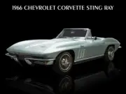 1966 Chevrolet Corvette Sting Ray Convertible NEW Metal Sign: 12x16" Ships Free