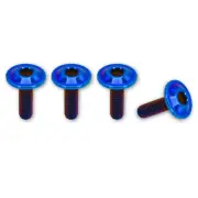 4PC ANTI-THEFT BURNT TITANIUM LICENSE PLATE FRAME HEX LOCK BOLTS FOR HONDA (for: Honda Civic)