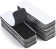 12pc Hook and Loop Strip Tape, 1" x 4" Self Adhesive Sticky Back Double Sided Tape Heavy Duty Strong Reusable Wall Fastener Tape