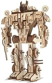 ZPPLD 3D Wooden Puzzle,3D Puzzle for Kids,3D Robot Puzzle, Robot Model,Wooden Puzzle for Kids and Adults,Puzzle Education,Best Gifts & Toys for Kids(ROBOT)