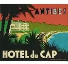 Hotel du Cap Antibes Louis Vuitton Hotel Label Postcard Unmarked