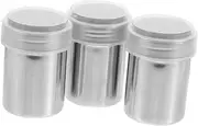 iplusmile Fine Mesh Powder Sprinkler Set Stainless Steel Flour Shaker Lid Ideal for Baking Seasoning