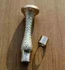 Brass Victorian Long Handle Only For Wooden Walking Stick Cane Vintage Gift