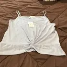 NWT Women’s Tank Style Light Blue Top SiE Xl