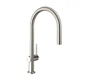 Hansgrohe 72800831 Talis HighArc Pull-Down Kitchen Faucet in POLISHED NICKEL New