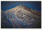 Postcard Simon Norfolk, Photo "Kamchatka" (Russia, Klyuchevskaya Volcano) MINT