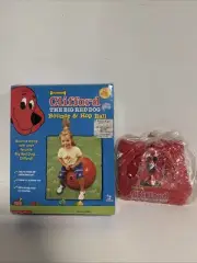 Clifford the Big Red Dog Bounce & Hop Ball Scolastic Vinyl Inflatable Ball RARE