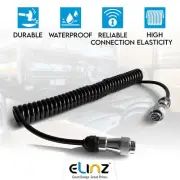 Elinz 4PIN WOZA/SUZI Heavy Duty Trailer Coil Cable for 1CH Reverse Camera System