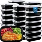 Meal Prep Containers Reusable 50 Pack - 28 Oz Food Storage Containers with Lids,