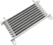 KANGYEBAIHUODIAN Universal Aluminum Motorcycle Engine Oil Cooler 8 Row Cooling Radiator Fit for 125CC-250CC Motorcycle Dirt Bike ATV (Color : Black m12 x 1.25)