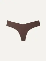 [Commando] Commando - Stretch Thong - Chocolate - S/M S/M Brown