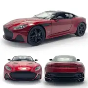 Aston Martin DBS Superleggera Model Car 1:24 Diecast Metal Vehicle Red