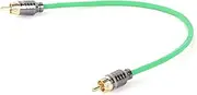 1PC Stereo Cables Male to Male Aux Cable Jack for Home Theater TV DVD CD Loudspeaker Box Power Amplifier(Green-WH,5m)