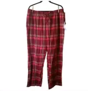 Goodfellow & co plaid flannel pajama pants red size XL