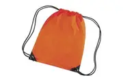 Bagbase Premium Gymsac Water Resistant Bag (11 Litres) (Pack Of 2) (Orange) (One Size)
