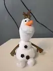 Disney Frozen 2 Olaf The Snowman 8" Plush Toy Glitter Snowflakes On Body