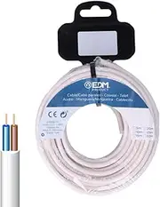 White Hose Reel 2 x 1.5mm 10m Ideal for Watering, Compressed Air and Electrical Applications Flexible, Durable and Corrosion Resistant Perfect for Demanding Tasks