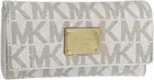 [Michael Kors] CHECKBOOK WALLET 32F1GJSE4B 150 VANILLA