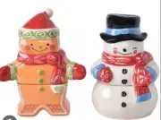 Temp-tations Salt And Pepper Shakers - Winter Whimsy
