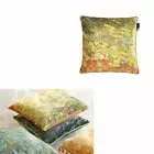 Van Gogh Paint Ochre Filled Square Cushion by Bedding House