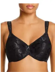 NWT Wacoal Awareness Full Figure Underwire Bra: Size 36C: Black (9)