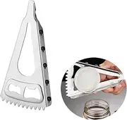 TXHFYKH Jar Openers, Jar Opener for Weak Hands, Bottle Openers for Seniors, Jar Opener Stainless Steel Adjustable Tool, Best Kitchen Gadget for 2.5-4 cm Bottle Can Lids