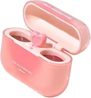 Girls Lip Gloss - Earbuds Case Formed Glitter Lip Glaze | Glitter Lip Glaze | Earbuds Case Formed Glitter Lip Glaze, Lip Gloss Tint With Heart-Shaped Applicator Long Lasting For Lip Care