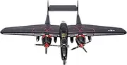 1:72 Alloy USA Air Force P-61B Black Widow Fighter Fighter Toy Aircraft Model Simulation Aviation Science Exhibition Model