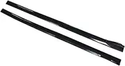 2Pcs Generic Car Side Skirts Car Body Styling Side Skirts 78.7"(Black)