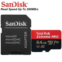 在飛比找蝦皮購物優惠-Sandisk Extreme Pro MicroSD 64