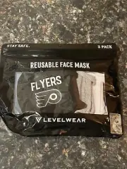 Philadelphia Flyers Levelwear Initiative Dual Layer Face Mask 3 Pack