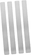 Veemoon 4pcs Bulletin Strips with Adhesive Backing for Easy Mounting Iron Bars for Photos Messages and Memos for Home Office and School Use