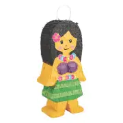 Hula Girl Pinata, Party Decor, Luau, Birthday Party, 1 Piece