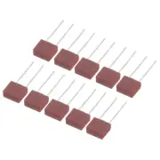 30Pcs DIP Mounted Miniature Square Slow Blow Micro Fuse, 5A 250V, Red