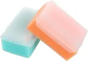 ORFOFE Soft Baby Bath Brush Sensory Scalp Care Hand Bath Brush Set Newborn Sponge for Gentle Massage