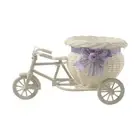 Woven Mini Bike Basket Gifts Tricycle Planter for Decor Take Photos Birthday