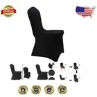 Universal Stretch Chair Covers - 12 Pack, Machine Washable & Water Resistant
