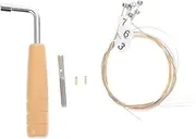 GLSTOY 1 Set Professional Lyre Replacement Pegs Set with Wrench Sturdy Tuning Accessories for Lyre Harp Smooth Finish for Quick and Precise Tuning for Beginners and Enthusiasts
