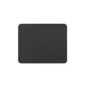 [MP07-2-B] Double-Sided PVC Leather Mouse Pad Black - 300x250x2mm
