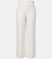 [Posse] Posse Noelle linen wide-leg pants UK 6 white