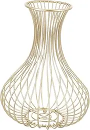 [iplusmile] Cork Holder Collector Basket Elegant Metal Wine Cork Display Storage Container Retro Design for Home Decor for Collecting Wine Stoppers and Bar Decorations