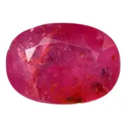 0.9 Ct. Fabulous Red Unheated Ruby Gemstone WITH GLC CERTIFY