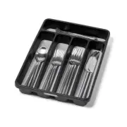 Classic Mini Silverware Tray, Soft Grip, Non Classic 5 Compartment Granite