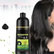 Herbal Shampoo, Black Dew Shampoo, 3-in-1 Black Hair Dye Shampoo,500ml Natural Black Hair Color Instant Dye Shampoo,Herbal Hair Coloring Shampoo