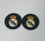 2 pk Real Madrid FC Car Cup Mat Car Drink Holder Insert Silicone Coaster Set