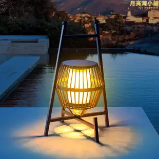 太陽能手提燈防風燈LED草坪燈落地燈充電可移動檯燈氛圍防水戶外燈