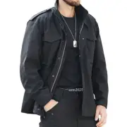 Mens Field Jacket M65 Detachable Quilted Inner Retro Military Army Outdoor Coat
