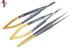 6Pc GERMAN CASTROVIEJO MICRO MINOR SURGERY SUTURE/NEEDLE HOLDER/SCISSOR FORCEPS